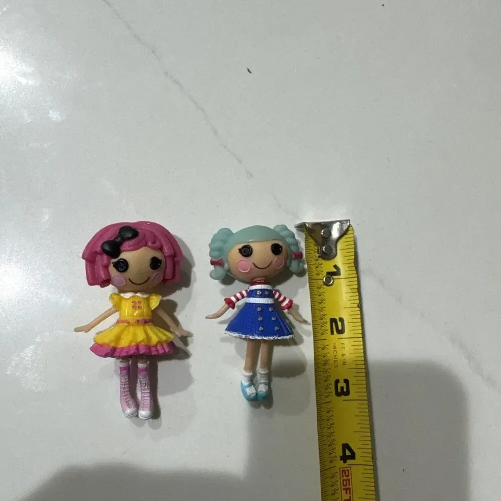 MINI Lalaloopsy Doll Crumbs Lot of 2 3” Small Used